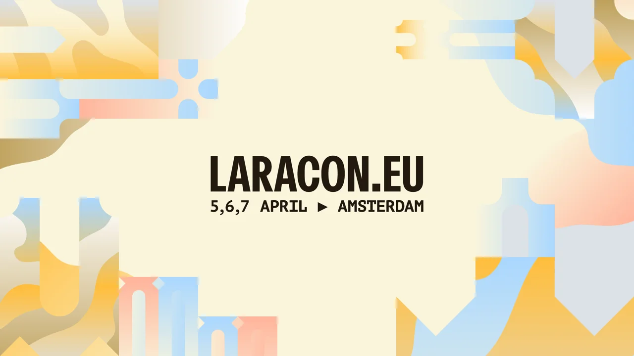 laracon.eu, 5, 6, 7 april, amsterdam